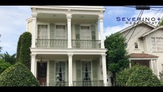 New Orleans Garden District Homes  Italianate Double Gallery Queen Anne House Greek Revival [upl. by Melac]