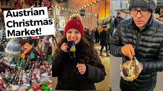 Salzburg Austria Christmas Market  Food Tour [upl. by Aila]