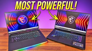 MSI’s 2 Most POWERFUL Gaming Laptops in 2023 [upl. by Small]