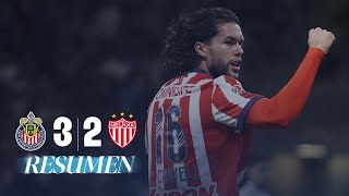 CHIVAS 32 NECAXA J13  FEROZ REMONTADA del REBAÑO [upl. by Ydahs658]