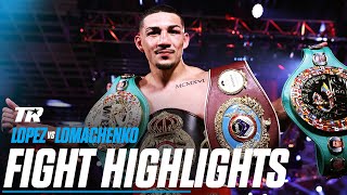 Teofimo Lopez Upsets Vasiliy Lomachenko to become Undisputed Lightweight Champion  FIGHT HIGHLIGHTS [upl. by Elleirol]