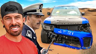 I DROVE TO THE SAHARA DESERT IN MY WRECKED RANGE ROVER SVR [upl. by Nyltac]