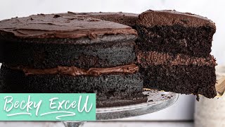 SUPER MOIST Chocolate Cake Recipe ✅ Easy recipe for beginners [upl. by Vasquez]