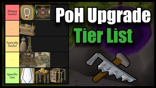 The BEST PoH Upgrades  OSRS Tier List [upl. by Kcarb]