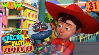 Chacha Bhatija  Compilation 31  Funny Animated Stories  Wow Kidz [upl. by Riaj]