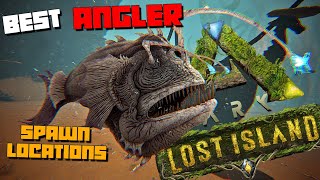 ARK Lost Island  ANGLERFISH  BEST Spawn Locations [upl. by Spears132]