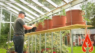 Building a shelf for the greenhouse [upl. by Odrarej592]