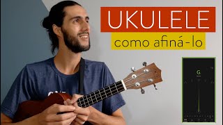 Como AFINAR o Ukulele [upl. by Euqirdor]