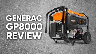 Generac GP8000 REVIEW Is This a WHOLE HOME GENERATOR [upl. by Chader]