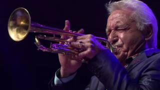 Doc Severinsen plays A NIGHT IN TUNISIA at CancerBlows 2015 [upl. by Sidnarb358]