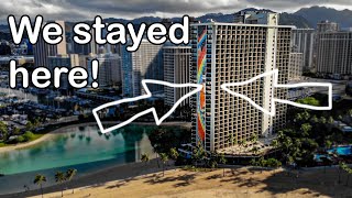 Rainbow Tower Corner Room Review  Hilton Hawaiian Village Waikiki Beach Resort  Honolulu HI [upl. by Morey]