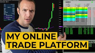 Day Trading For Beginners  My Online Trade Platform Explained In Detail [upl. by Aros]