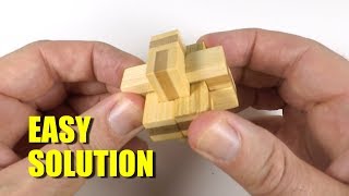 6Piece Wooden Cross Puzzle Solution [upl. by Beau384]