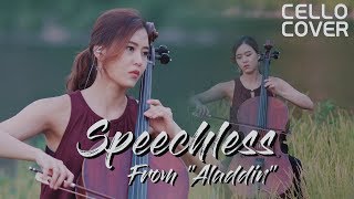 Speechless Cover From quotAladdinquot   CelloDeck [upl. by Nairdna]