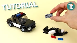 LEGO Police Car Tutorial [upl. by Malek932]