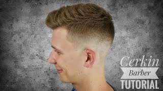 HAARSCHNITT TUTORIAL 2018  Textured Haircut   SKIN Fade Tutorial [upl. by Domel]