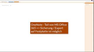 Microsoft OneNote Daten sichern  Notizbücher exportieren [upl. by Phyllida952]