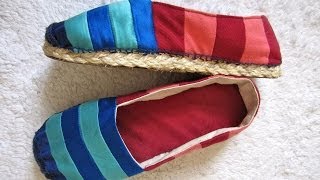 How to make Espadrilles [upl. by Ringler]