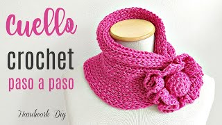 🧶 Cómo tejer cuello a crochet fácil  Handwork Diy [upl. by Belldame610]