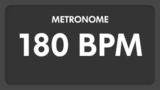 180 BPM  Metronome [upl. by Yzus]