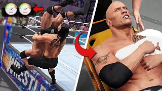 WWE 2K22 Top 10 Moves That Trigger The Stretcher Cutscene [upl. by Newob]