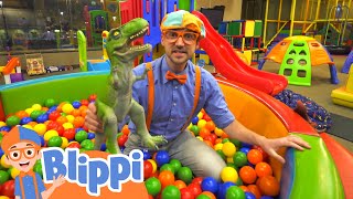 Learning With Blippi At The Kinderland Kids Museum  Educational Videos For Kids [upl. by Aihsikal]