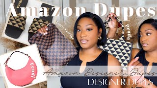 Amazon Haul Designer Dupes  Prada Fendi Louis Vuitton luxury [upl. by Hajidahk]