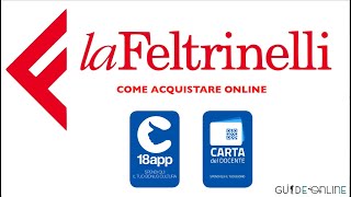 Come acquistare libri online da Feltrinelli con 18app e Bonus Docente [upl. by Jana]