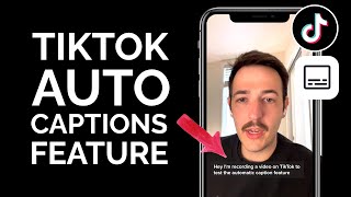 How to Use Auto Captions on TikTok Turn On Subtitle Videos Feature [upl. by Lucienne639]