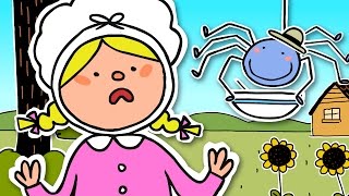 Little Miss Muffet  Nursery rhyme for kids [upl. by Ardme]