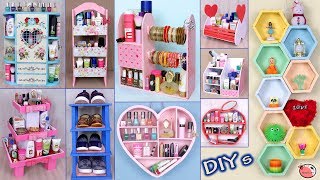 10 DIYs Room Organizer Idea  Cardboard Crafts  DIY Projects [upl. by Frantz]