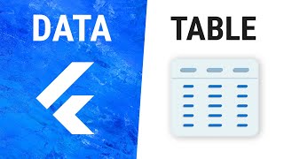 Flutter DataTable Widget [upl. by Waine]