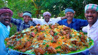 BIRYANI  QUAIL BIRYANI Made with 200 Quail  Marriage Biryani Cooking In Village  Biryani Recipe [upl. by Aical]