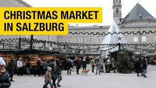 Christmas Market in Salzburg Austria [upl. by Assenna]