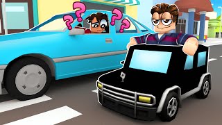 DISGUISING MYSELF AS A TINY ROBLOX CAR [upl. by Sueddaht474]