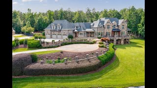 Magnificent Lakefront Estate in Alpharetta Georgia  Sothebys International Realty [upl. by Annahael]