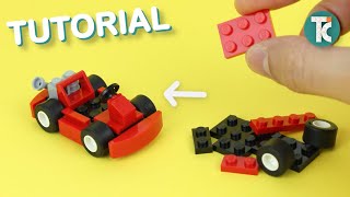 LEGO Go Kart Tutorial [upl. by Atiuqat]