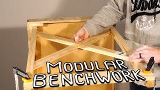 Building a Model Railway  Part 1  Modular Benchwork [upl. by Yelah]