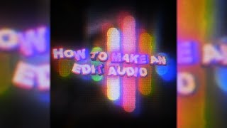 Edit Audio Tutorial After Effects [upl. by Wilbur546]