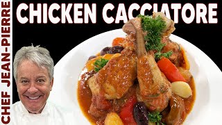 Elegant Chicken Cacciatore  Chef JeanPierre [upl. by Paymar228]