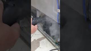 Cleaning LG Refrigerator Condenser Coil [upl. by Yrekaz]