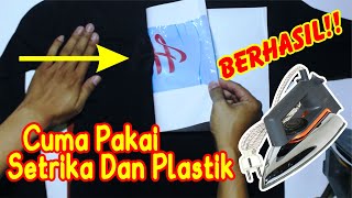 CARA MENGHAPUS SABLON DENGAN MUDAH Khusus Sablon Polyflex [upl. by Scrivens122]