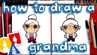 How To Draw A Cartoon Grandma [upl. by Balliol]