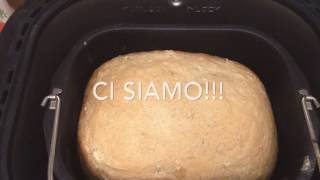 Come fare il pane in casa con la machina del pane Moulinex [upl. by Artinad620]