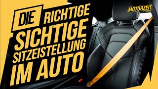 Die Richtige Sitzeinstellung im Auto [upl. by Anerrol]