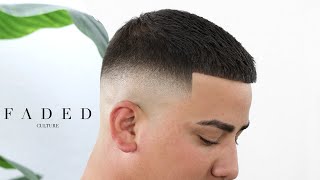 BARBER TUTORIAL  EASY MID FADE STEPS [upl. by Hellah]