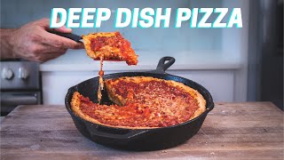 The 4 keys to make perfect CHICAGO DEEP DISH pizza every time [upl. by Timms]