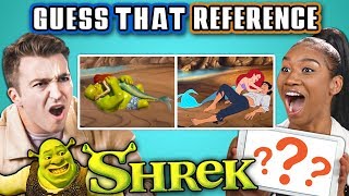 GUESS THAT SHREK REFERENCE CHALLENGE React [upl. by Wendell267]