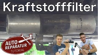 BMW Kraftstofffilter wechseln  Benzinfilter erneuern  DIY Tutorial [upl. by Lledal]