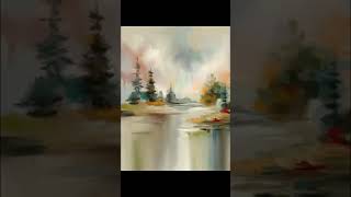 Landscape  Loose Painting  Paintstorm [upl. by Delorenzo]